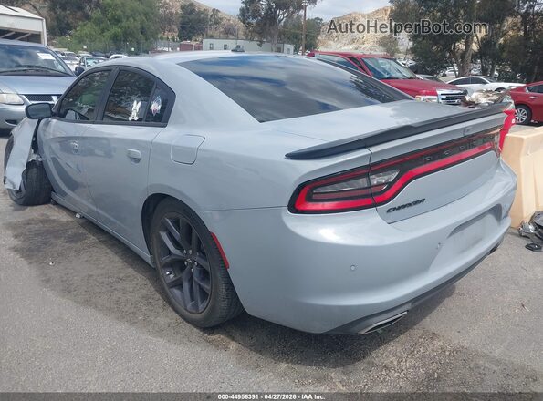 2C3CDXBG4MH587989 2021 DODGE CHARGER Серый Задняя левая четверть