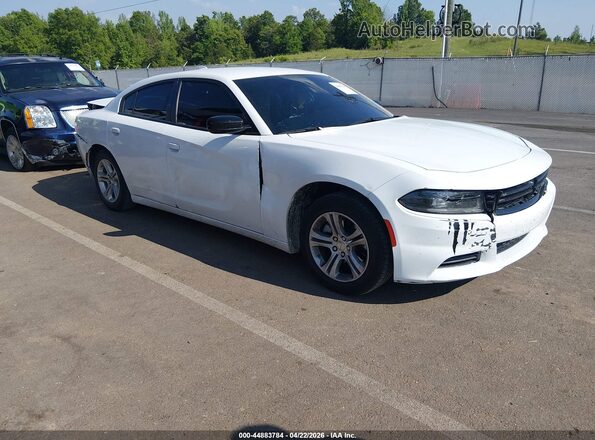 2C3CDXBG4PH550591 2023 DODGE CHARGER Белый Передняя правая четверть