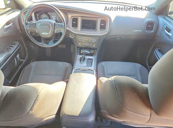 2C3CDXBG5NH231472 2022 DODGE CHARGER Blue Widok deski rozdzielczej
