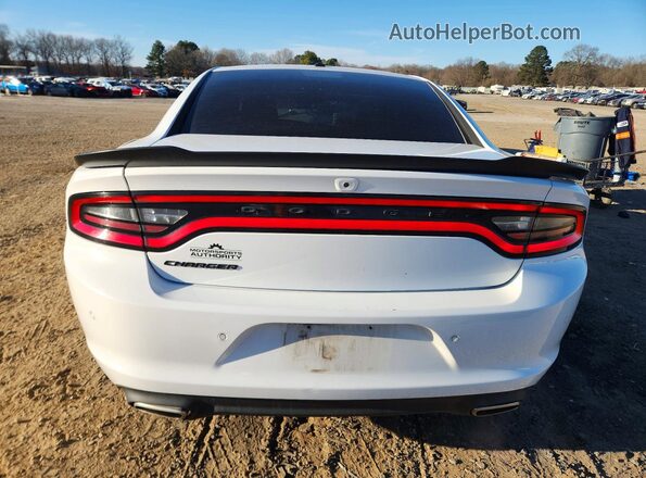 2C3CDXBG8LH252703 2020 DODGE CHARGER White Widok z tyłu