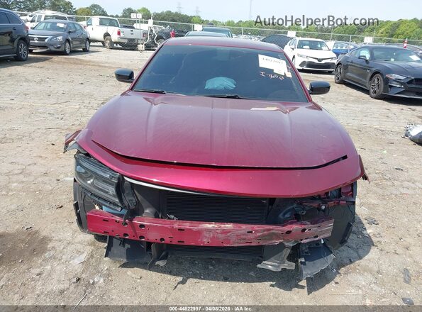 2C3CDXBG8MH515659 2021 DODGE CHARGER Темно-бордовый Вид задней части салона