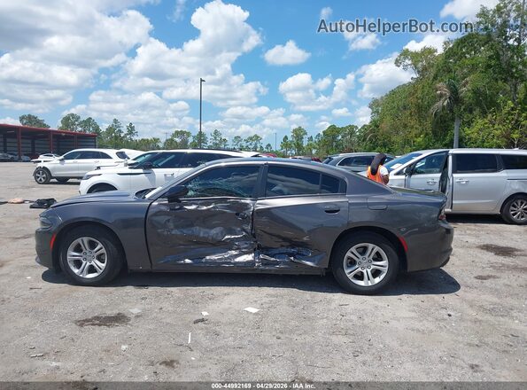 2C3CDXBG9PH688319 2023 DODGE CHARGER Серый Панорамный вид салона 360°