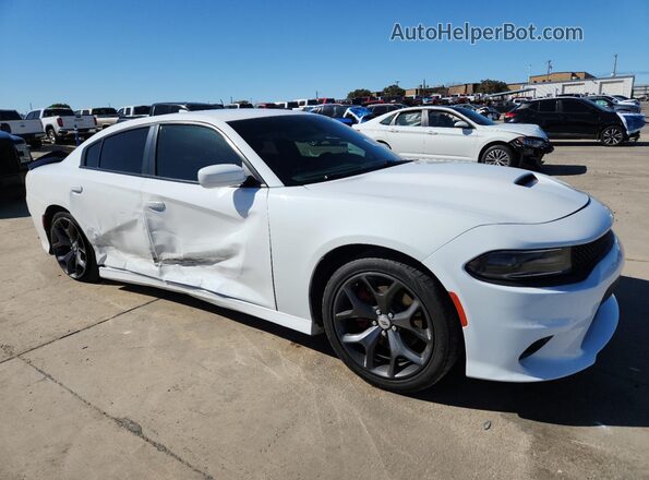 2C3CDXCT0KH575282 2019 DODGE CHARGER Белый Передняя правая четверть
