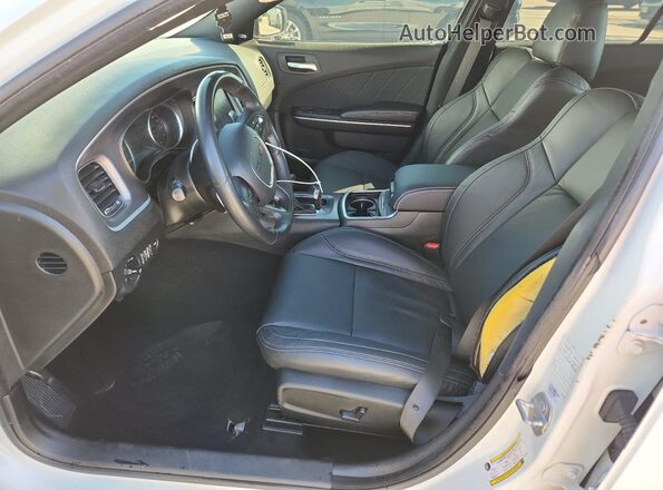2C3CDXCT0KH575282 2019 DODGE CHARGER Белый Вид салона спереди