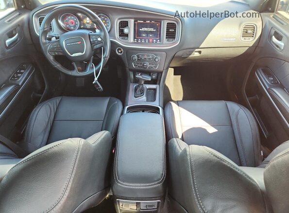 2C3CDXCT0KH575282 2019 DODGE CHARGER Белый Вид панели приборов