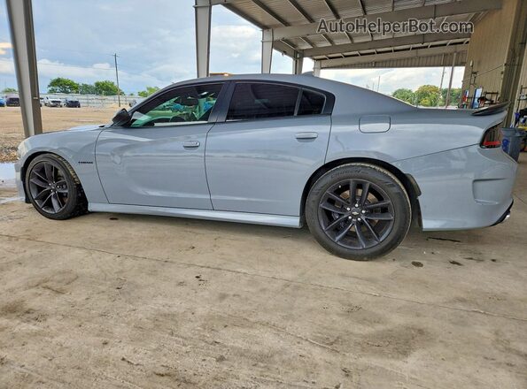 2C3CDXCT0NH193113 2022 DODGE CHARGER Gray Задня ліва чверть