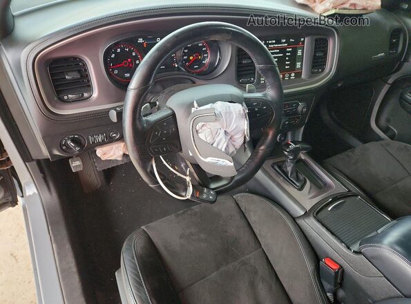 2C3CDXCT0NH193113 2022 DODGE CHARGER Gray Вид панелі приладів