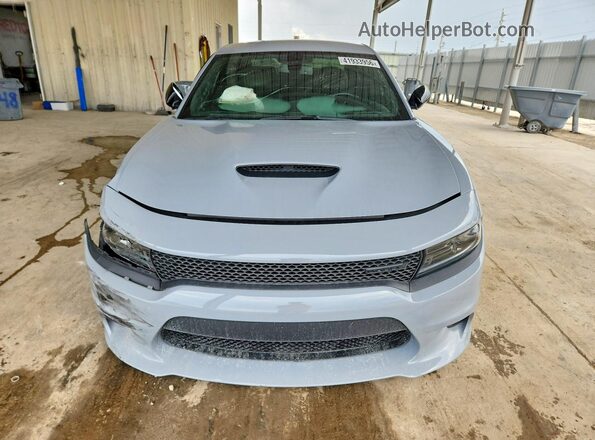 2C3CDXCT0NH193113 2022 DODGE CHARGER Gray Вид спереду