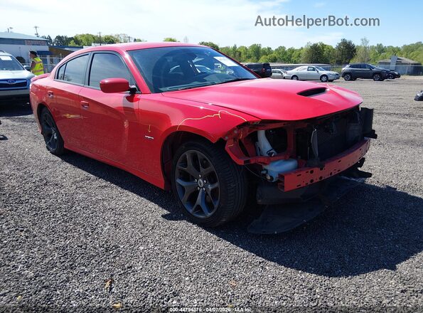 2C3CDXCT1KH575324 2019 DODGE CHARGER Red წინა მარჯვენა
