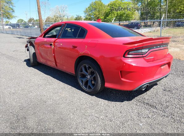 2C3CDXCT1KH575324 2019 DODGE CHARGER Red უკანა მარცხენა