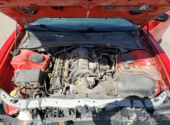 2C3CDXCT2HH560761 2017 DODGE CHARGER Red Vista interior trasera