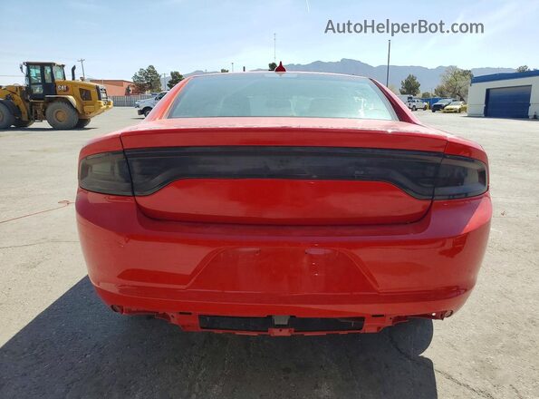 2C3CDXCT2HH560761 2017 DODGE CHARGER Red Vista trasera