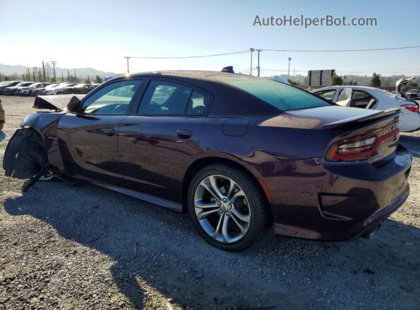 2C3CDXCT2NH167001 2022 DODGE CHARGER Purple Tył lewy