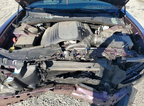 2C3CDXCT2NH167001 2022 DODGE CHARGER Purple Widok wnętrza z tyłu
