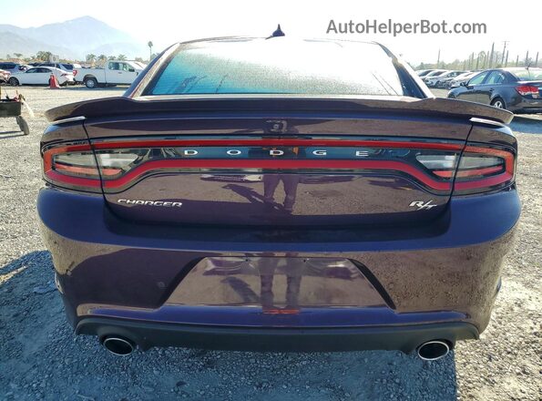 2C3CDXCT2NH167001 2022 DODGE CHARGER Purple Widok z tyłu