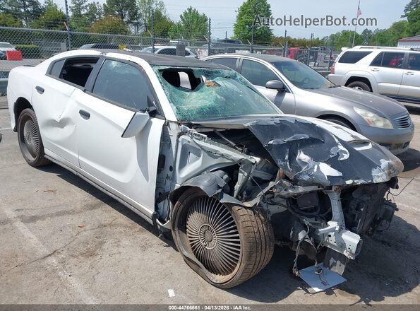 2C3CDXCT3JH128704 2018 DODGE CHARGER Белый Передняя правая четверть