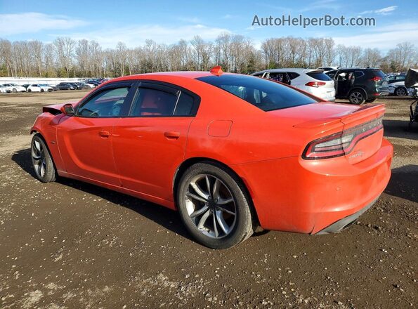 2C3CDXCT4GH340990 2016 DODGE CHARGER Orange Rear left
