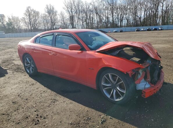 2C3CDXCT4GH340990 2016 DODGE CHARGER Orange Front right