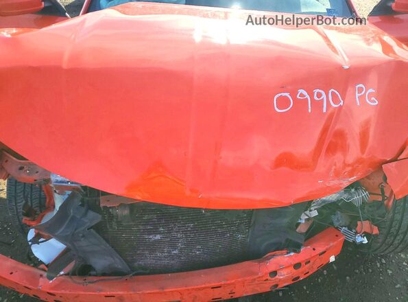 2C3CDXCT4GH340990 2016 DODGE CHARGER Orange Rear interior view