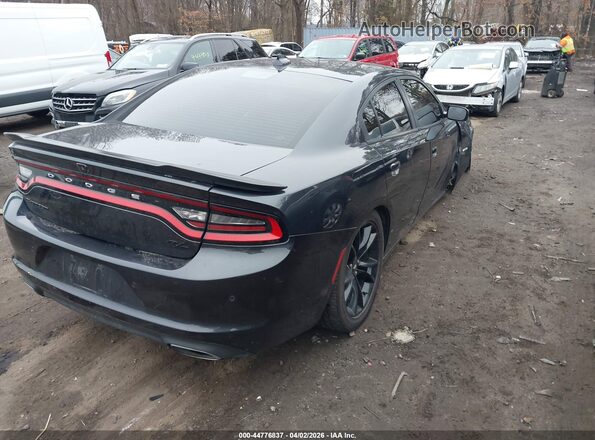 2C3CDXCT4JH234708 2018 DODGE CHARGER Black უკანა მარჯვენა