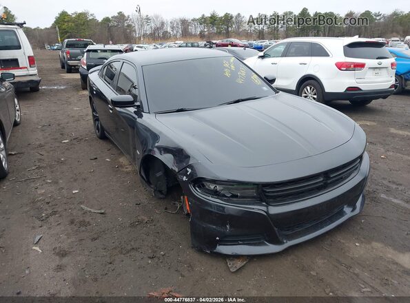 2C3CDXCT4JH234708 2018 DODGE CHARGER Black წინა მარჯვენა