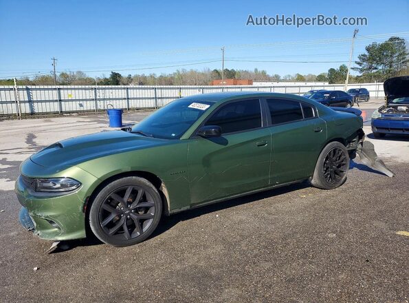 2C3CDXCT4MH557595 2021 DODGE CHARGER Зеленый Передняя левая четверть