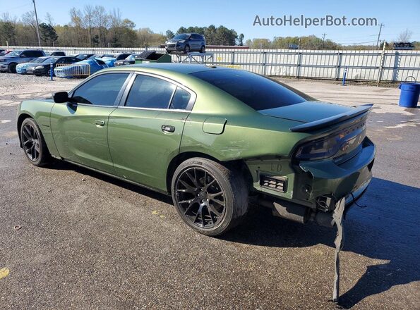 2C3CDXCT4MH557595 2021 DODGE CHARGER Зеленый Задняя левая четверть