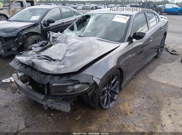 2C3CDXCT4PH576927 2023 DODGE CHARGER Black წინა მარცხენა ხედი სამი მეოთხედიდან