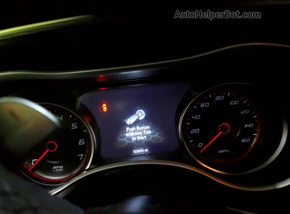 2C3CDXCT5HH528595 2017 DODGE CHARGER Черный Вид щитка приборов
