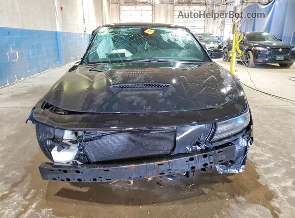 2C3CDXCT5HH528595 2017 DODGE CHARGER Черный Вид спереди