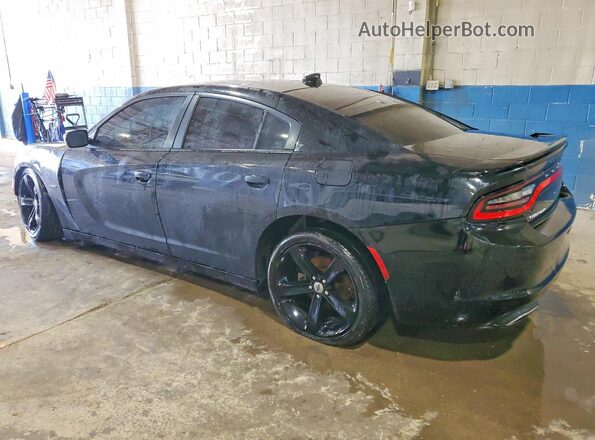 2C3CDXCT5HH528595 2017 DODGE CHARGER Черный Задняя левая четверть