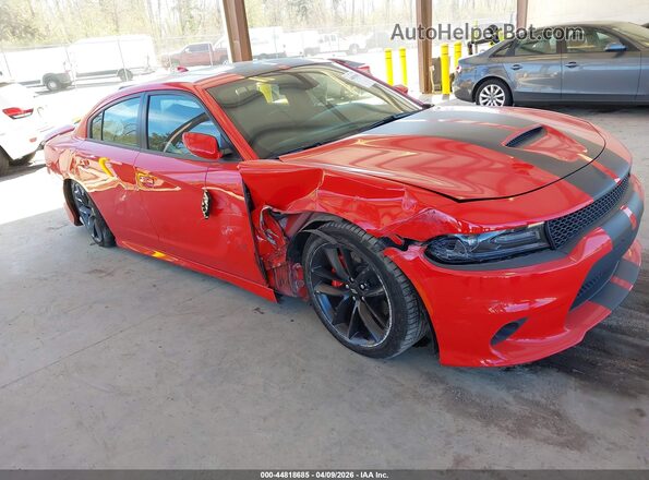 2C3CDXCT5LH200070 2020 DODGE CHARGER Оранжевый Передняя правая четверть