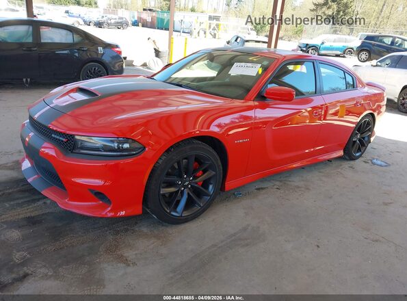 2C3CDXCT5LH200070 2020 DODGE CHARGER Оранжевый Передняя левая четверть