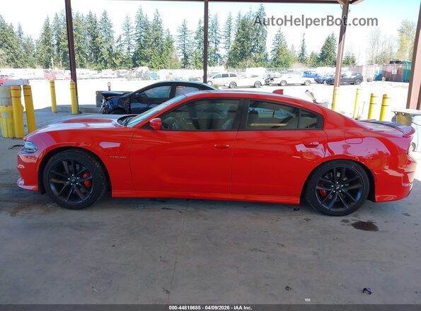 2C3CDXCT5LH200070 2020 DODGE CHARGER Оранжевый Панорамный вид салона 360°