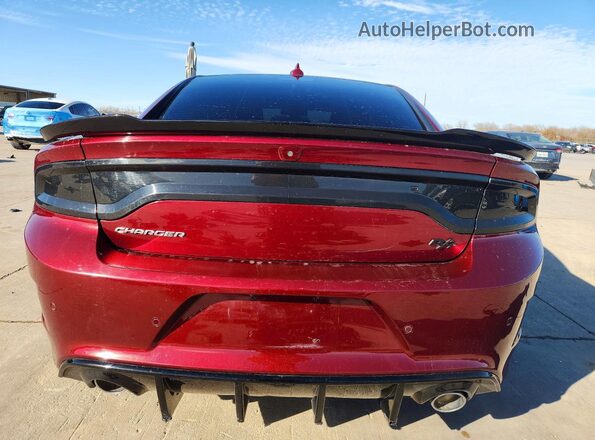 2C3CDXCT5NH111103 2022 DODGE CHARGER Red Rear view