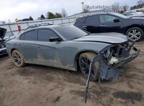 2C3CDXCT6JH253132 2018 DODGE CHARGER Серый Передняя правая четверть