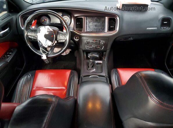 2C3CDXCT6JH253132 2018 DODGE CHARGER Серый Вид панели приборов