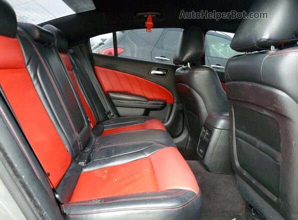 2C3CDXCT6JH253132 2018 DODGE CHARGER Серый Вид задних сидений
