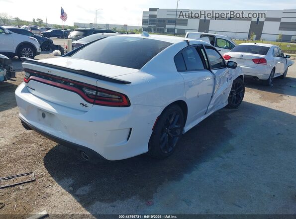 2C3CDXCT7LH248346 2020 DODGE CHARGER Белый Задняя правая четверть