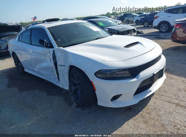 2C3CDXCT7LH248346 2020 DODGE CHARGER Белый Передняя правая четверть