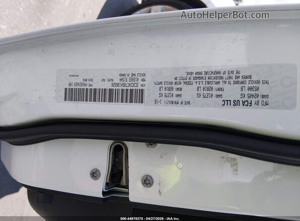 2C3CDXCT8GH186526 2016 DODGE CHARGER Белый Вид подкапотного пространства