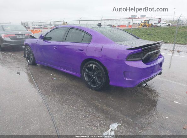 2C3CDXCT8LH107723 2020 DODGE CHARGER Фиолетовый Задняя левая четверть