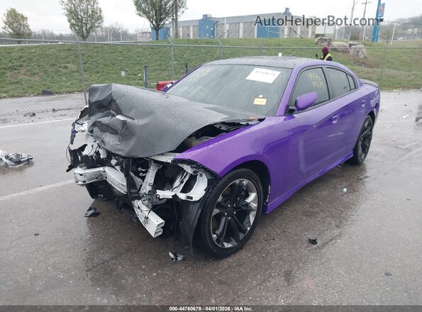 2C3CDXCT8LH107723 2020 DODGE CHARGER Фиолетовый 