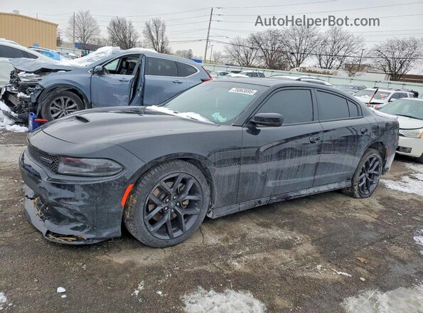 2C3CDXCT8NH141230 2022 DODGE CHARGER Черный Передняя левая четверть
