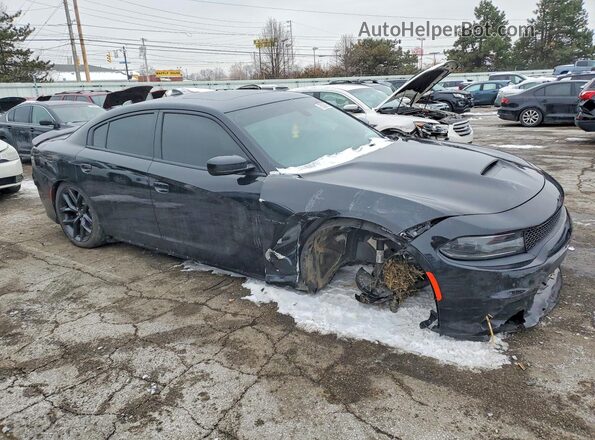 2C3CDXCT8NH141230 2022 DODGE CHARGER Черный Передняя правая четверть