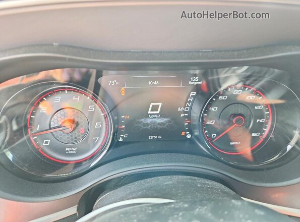 2C3CDXCT9MH673374 2021 DODGE CHARGER Белый Вид щитка приборов