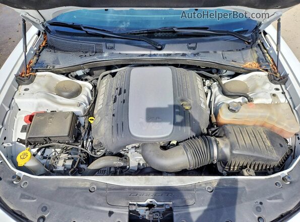 2C3CDXCT9MH673374 2021 DODGE CHARGER Белый Вид задней части салона