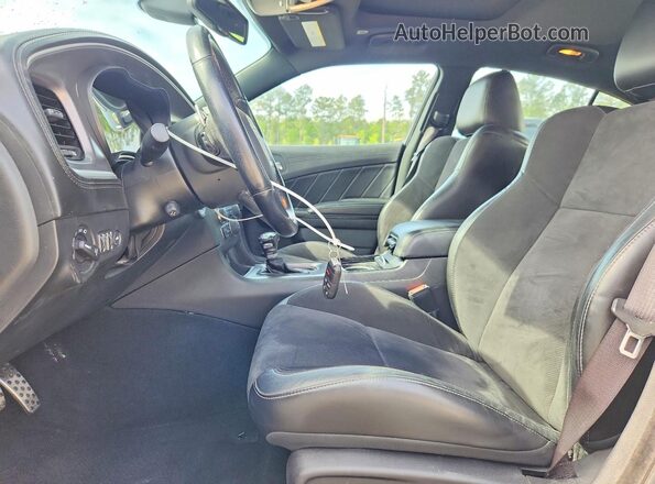 2C3CDXCT9MH673374 2021 DODGE CHARGER Белый Вид салона спереди