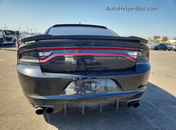 2C3CDXCTXGH188536 2016 DODGE CHARGER Black Widok z tyłu