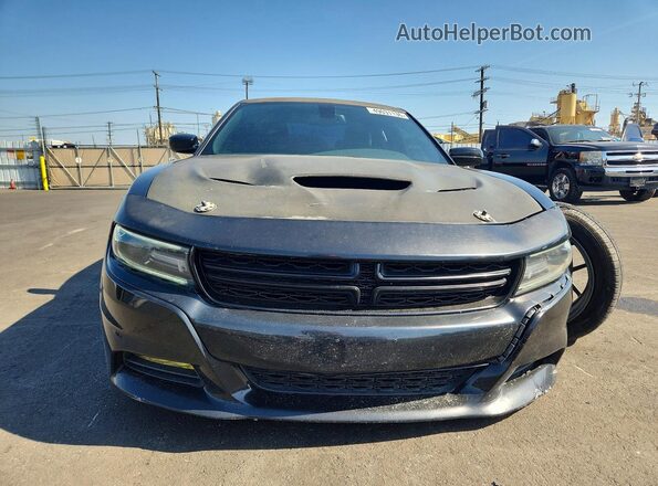 2C3CDXCTXGH188536 2016 DODGE CHARGER Black Widok z przodu